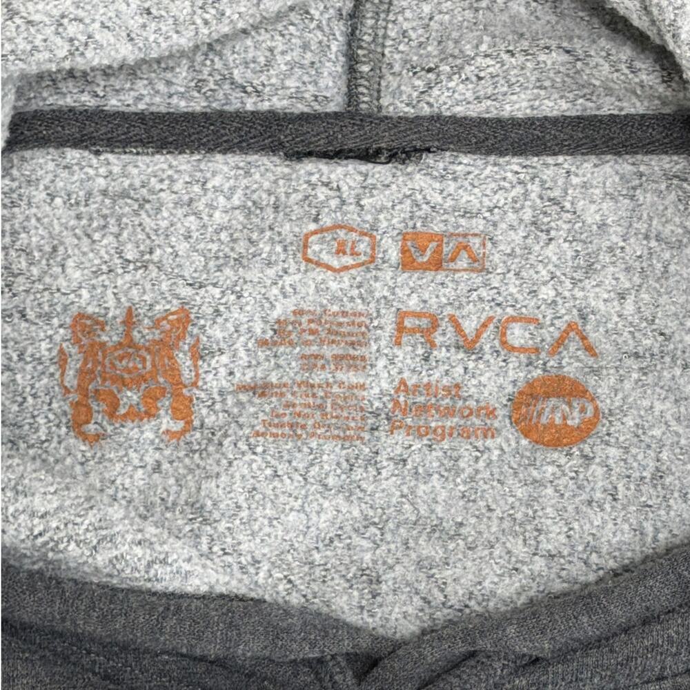 RVCA Big RVCA Pullover Hoodie Charcoal XL - Picture 7 of 9